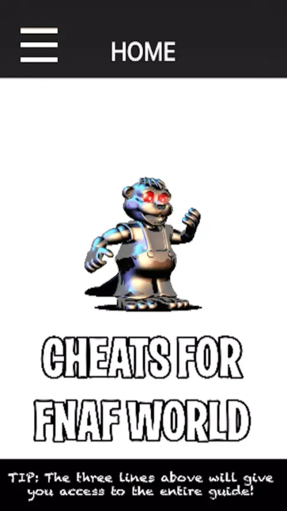 Tangkapan layar Cheats For FNAF World Game