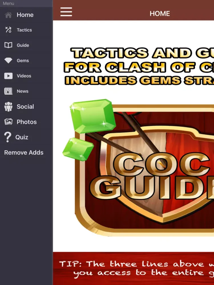 Capturas de pantalla de Tactics Guide For Clash of Clans iPad 