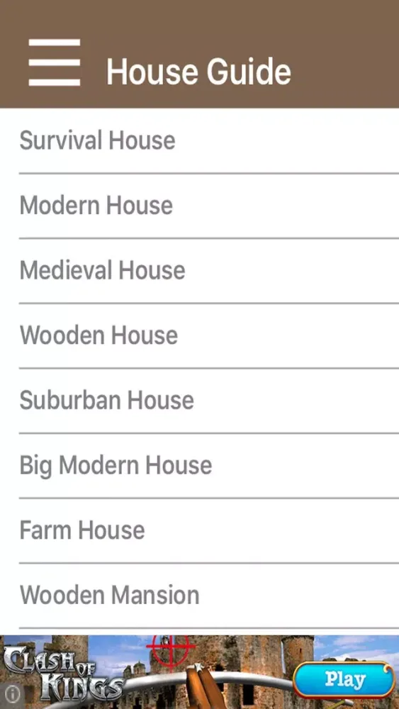 FREE House Guide For Minecraft Pocket Edition Screenshots