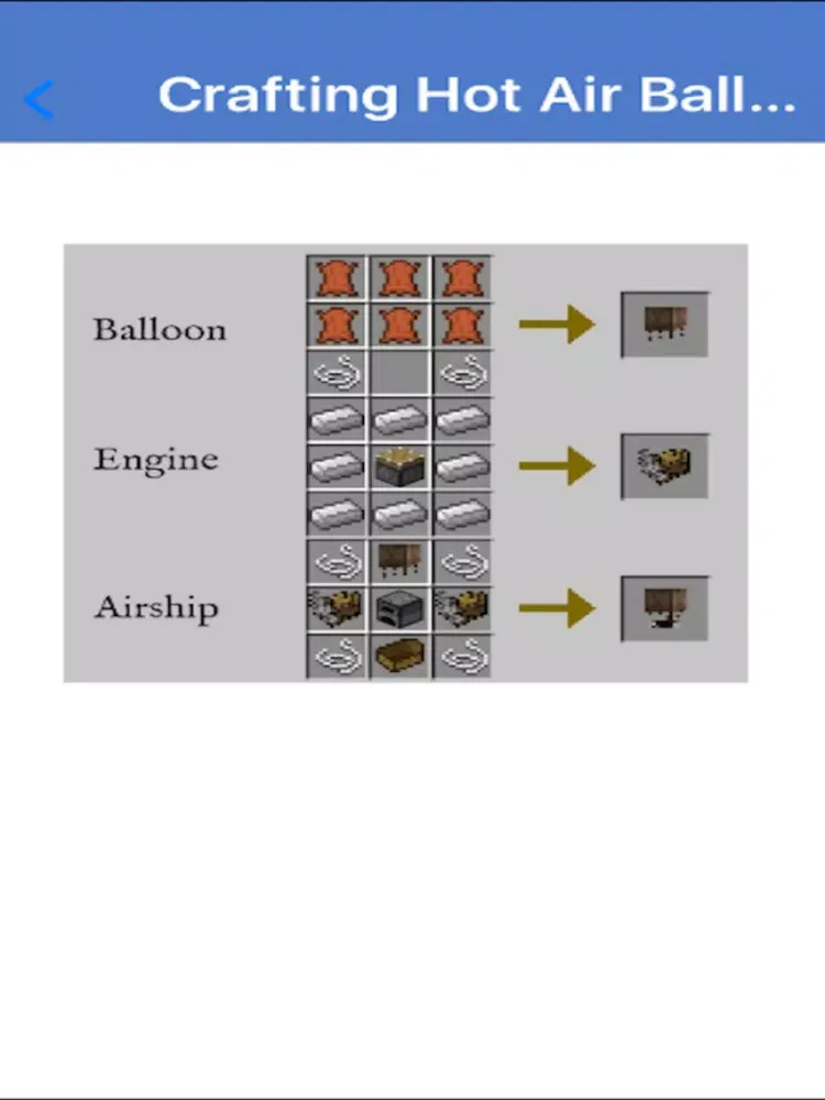 Скриншоты Hot Air Balloon Mod For Minecraft PC iPad 