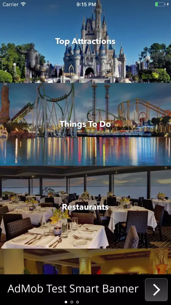 ภาพหน้าจอของ Orlando Travel & Tourism Guide