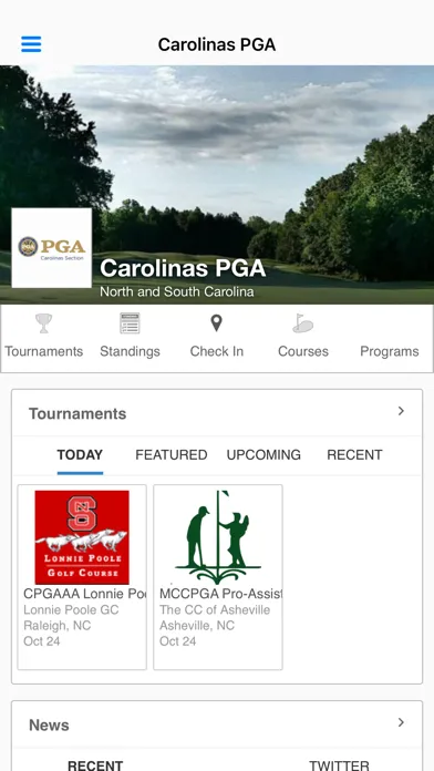 Carolinas PGA سکرین شاٹس