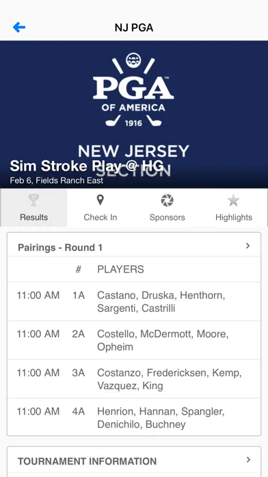 Tangkapan skrin New Jersey Section PGA