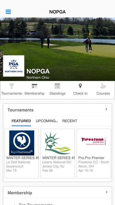 ภาพหน้าจอของ Northern Ohio PGA