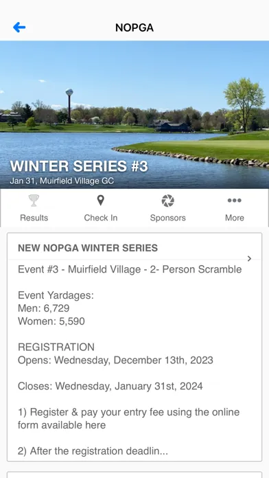 ภาพหน้าจอของ Northern Ohio PGA