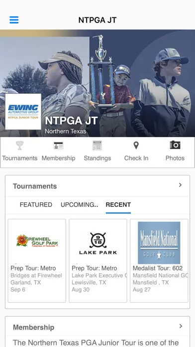 Northern Texas PGA Junior Tour Screenshots