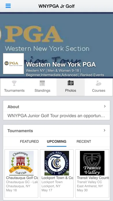 Screenshot di Western New York PGA Jr Tour