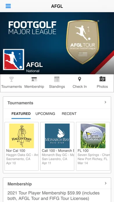 American FootGolf League Ekran Görüntüleri