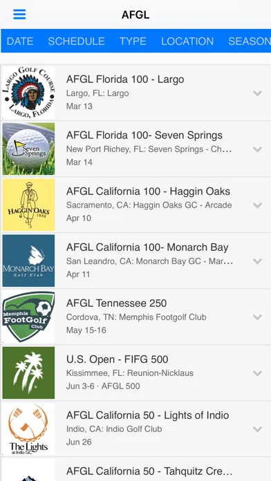 American FootGolf League Ekran Görüntüleri