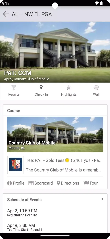 Alabama – NW Florida PGA Screenshots