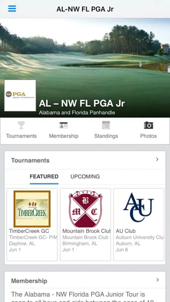 Alabama - NW Florida PGA Jr Screenshots
