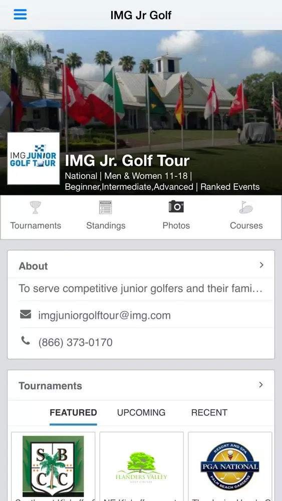 IMG Junior Golf Tour سکرین شاٹس