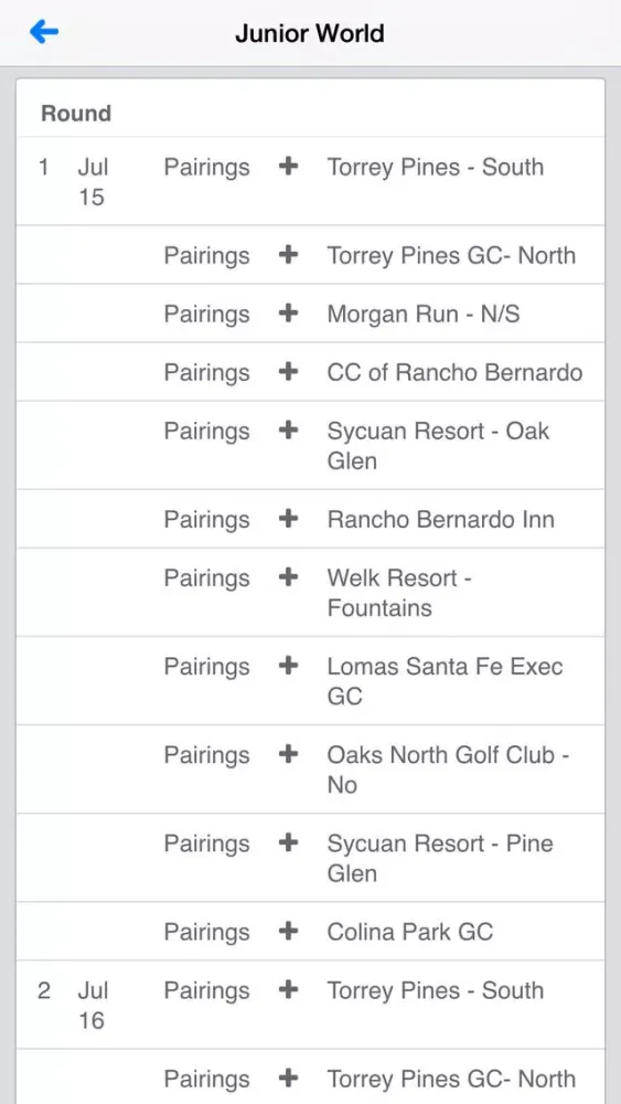 ภาพหน้าจอของ IMG Academy Junior World Golf