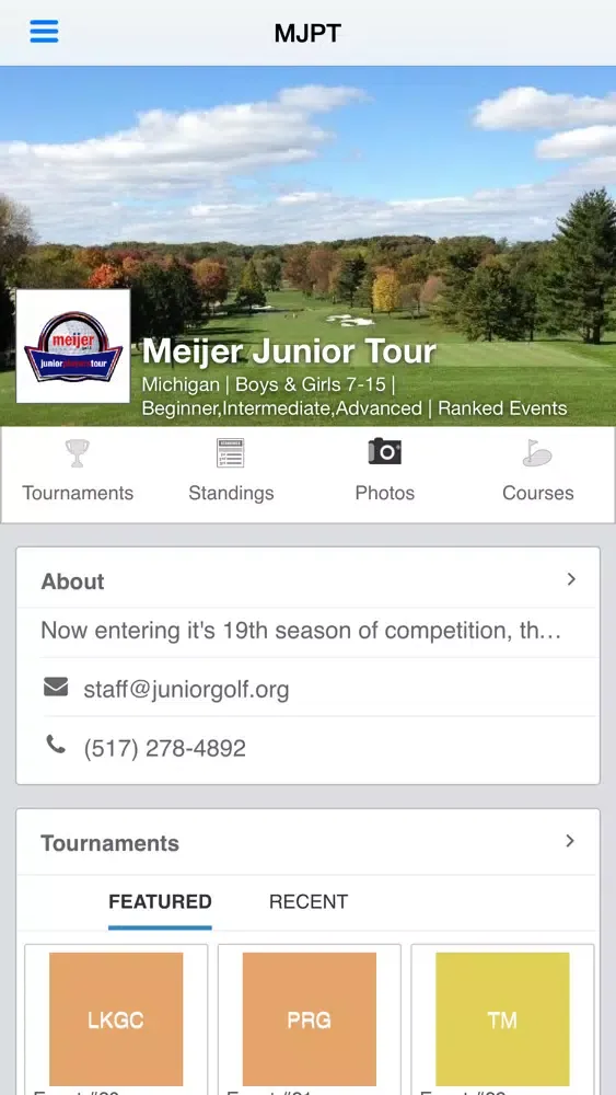 Meijer Junior Players Tour - G.O.L.F. স্ক্রিনশট