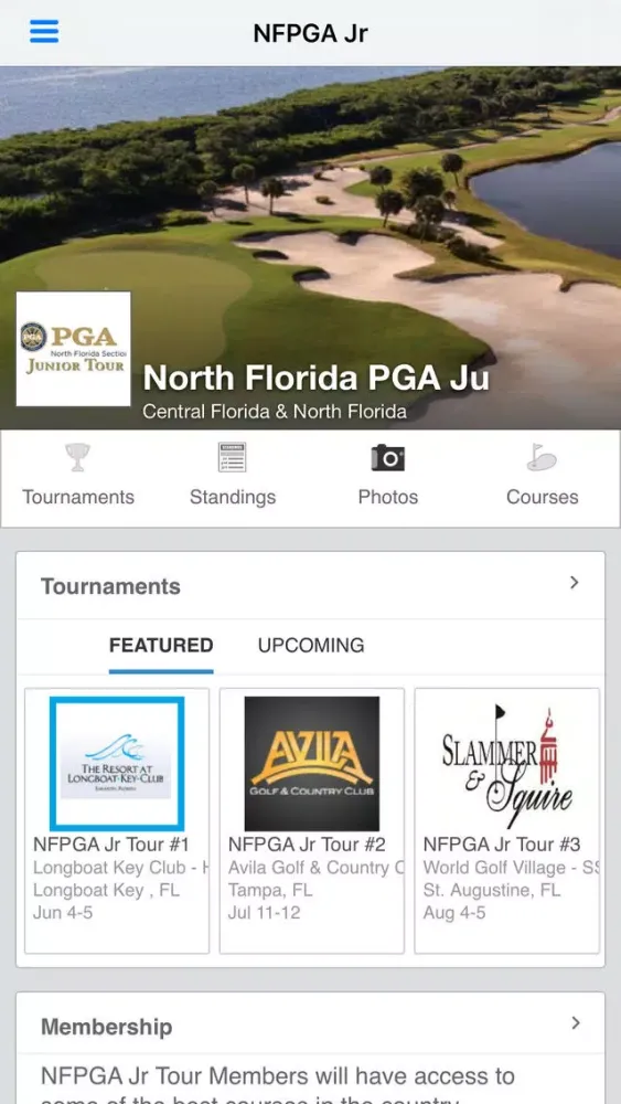 North Florida PGA Junior Tour سکرین شاٹس