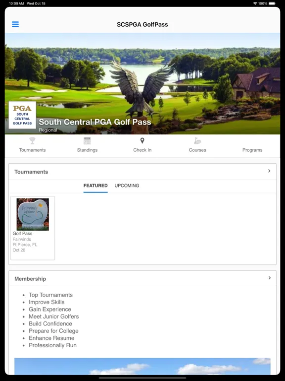 Captures d'écran de South Central PGA Golf Pass iPad 