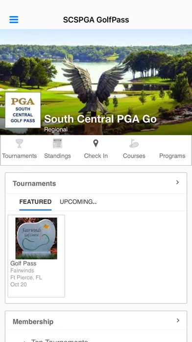 Captures d'écran de South Central PGA Golf Pass