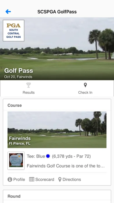 Captures d'écran de South Central PGA Golf Pass