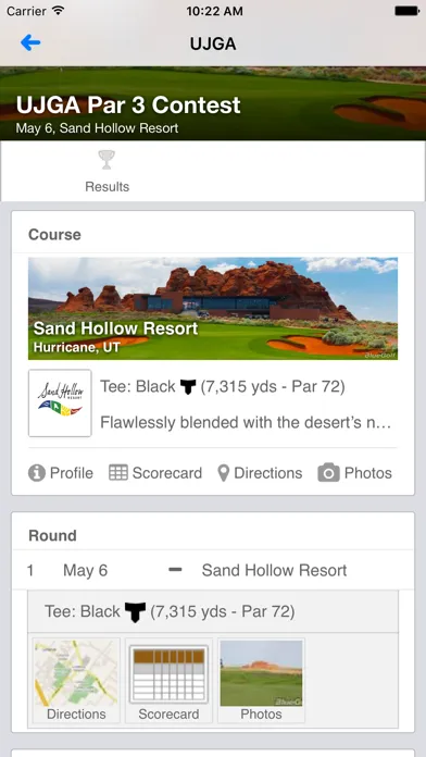 Utah Junior Golf Association Screenshots