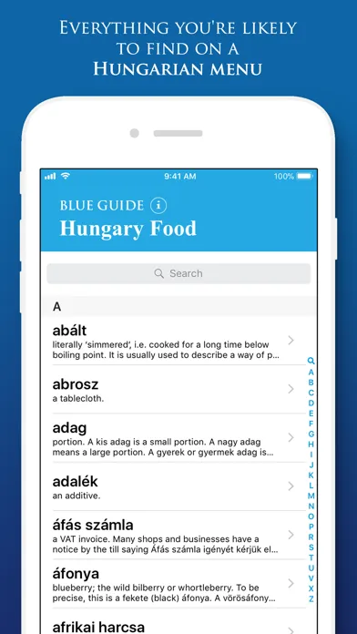 Hungary Food by Blue Guides سکرین شاٹس