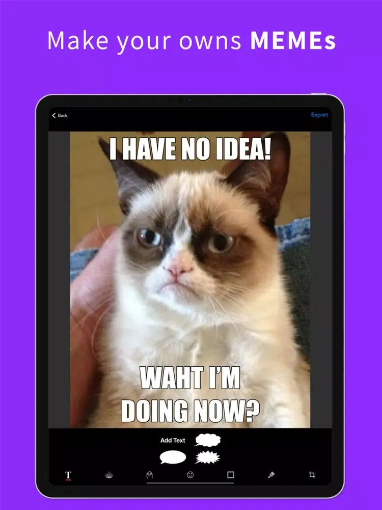 Capturas de tela do Meme.ly - Meme Maker & Creator iPad 