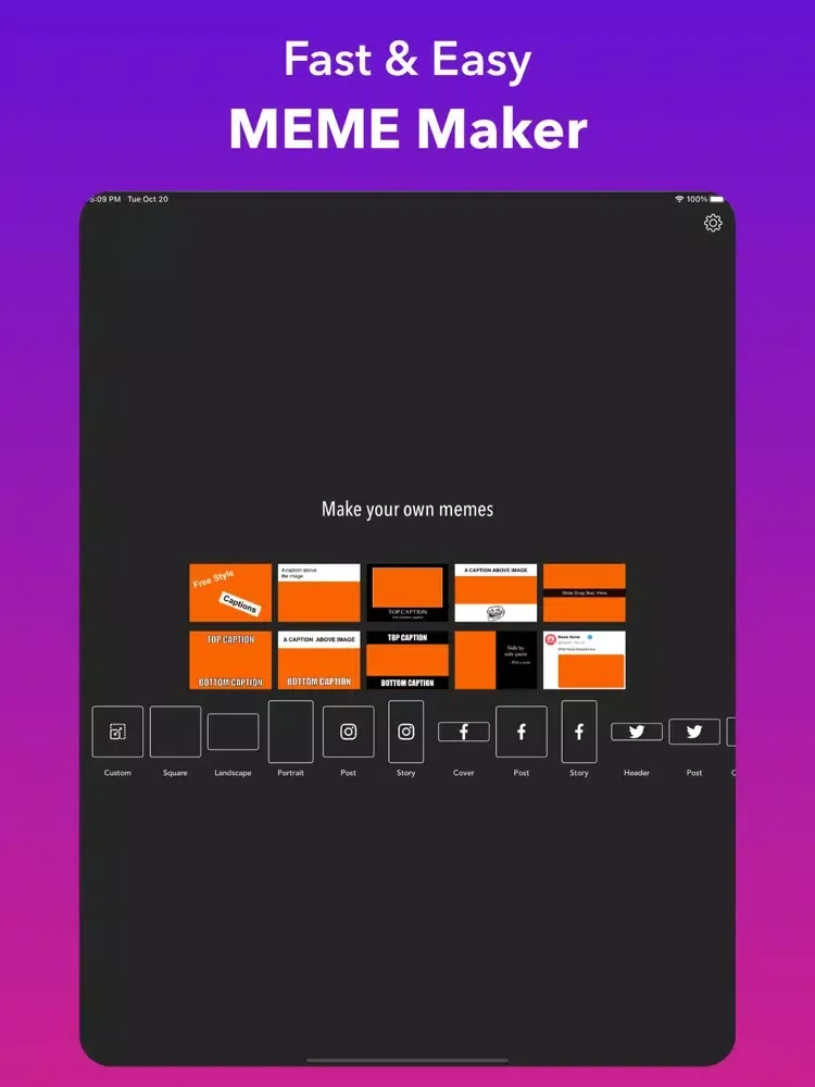 Tangkapan skrin MemePad - Meme Maker, Creator iPad 