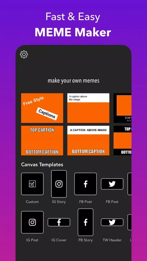 Tangkapan skrin MemePad - Meme Maker, Creator