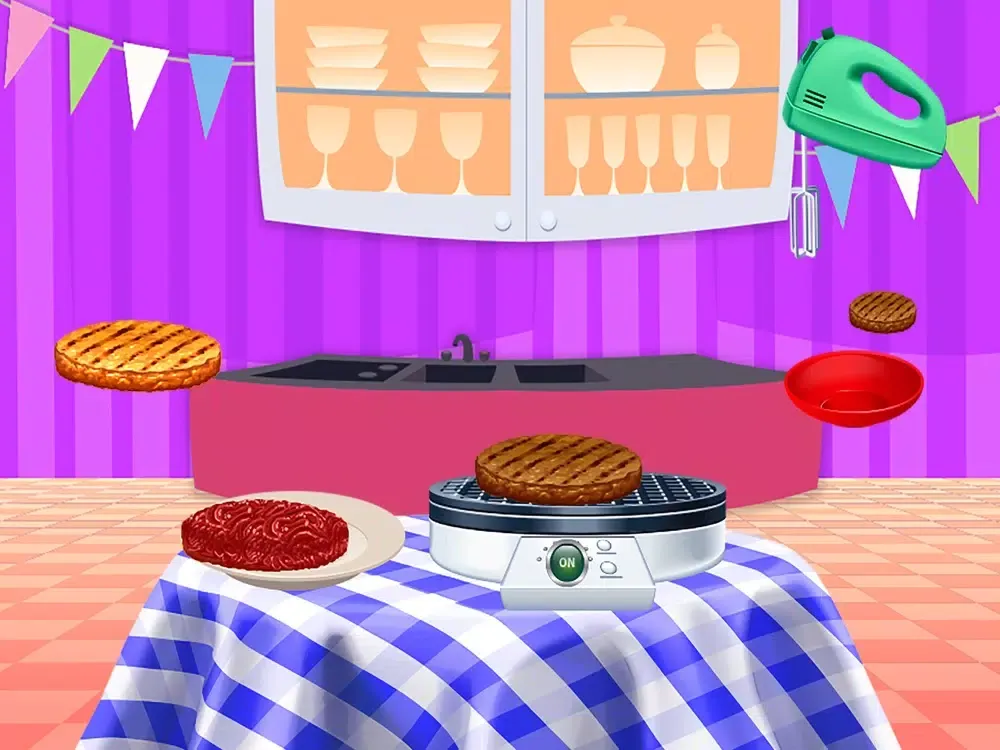 Burgers Cook Fever Food Game iPad  Screenshots