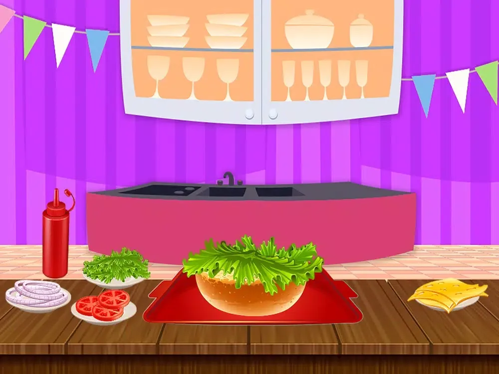Burgers Cook Fever Food Game iPad  Screenshots
