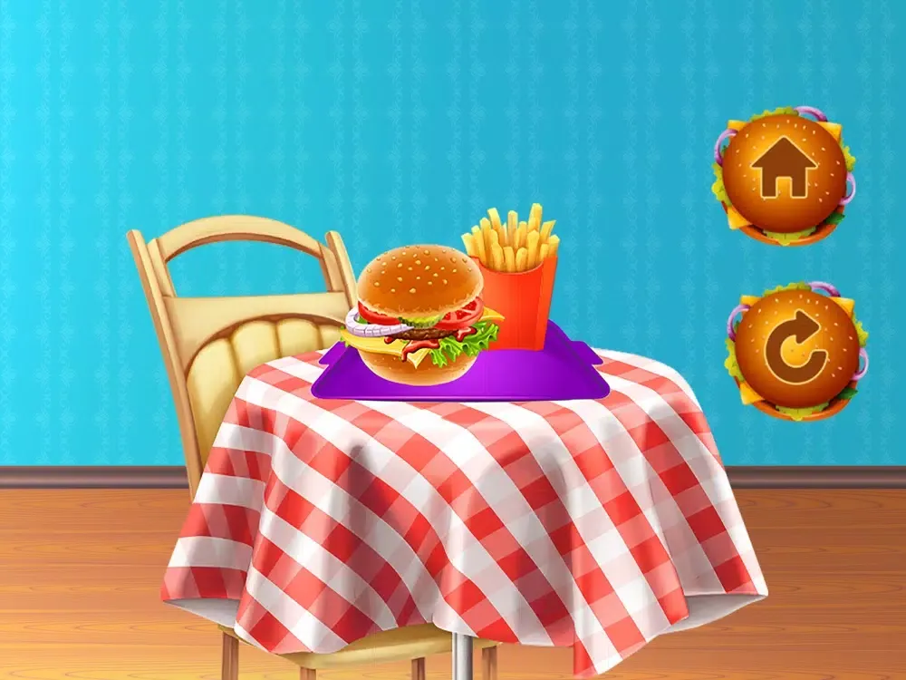 Burgers Cook Fever Food Game iPad  Screenshots
