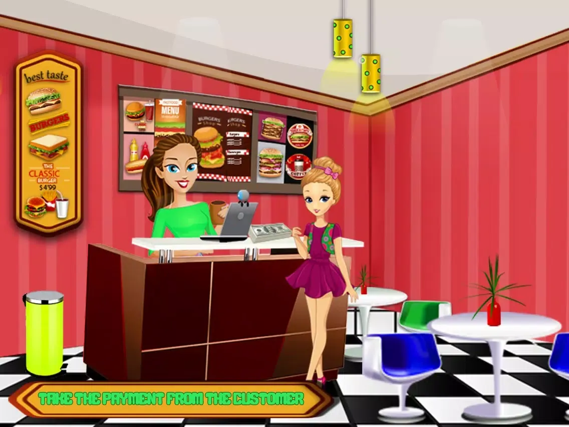 Zrzuty ekranu Burgers Maker Fast Food Shop iPad 