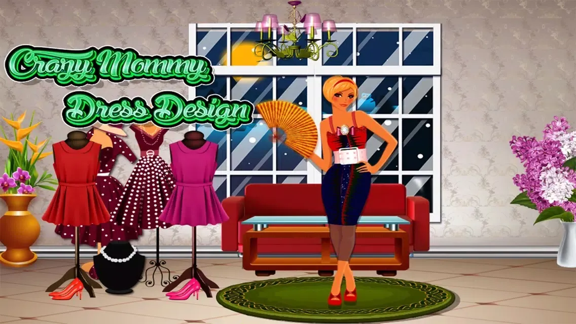 Crazy Mommy Dress Design स्क्रीनशॉट