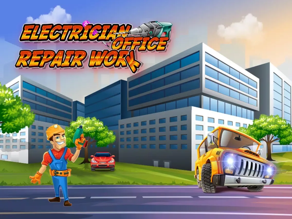 Ảnh chụp màn hình của Electrician Office Repair Work iPad 