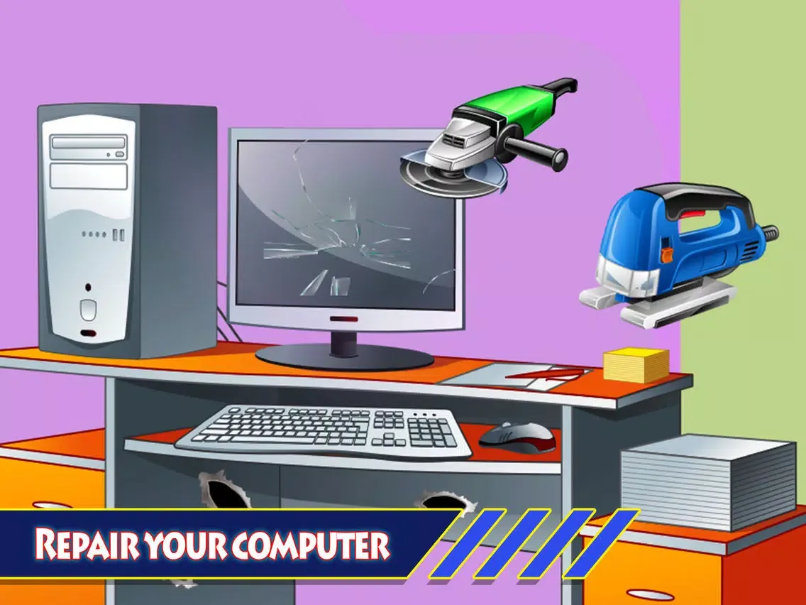 Ảnh chụp màn hình của Electrician Office Repair Work iPad 