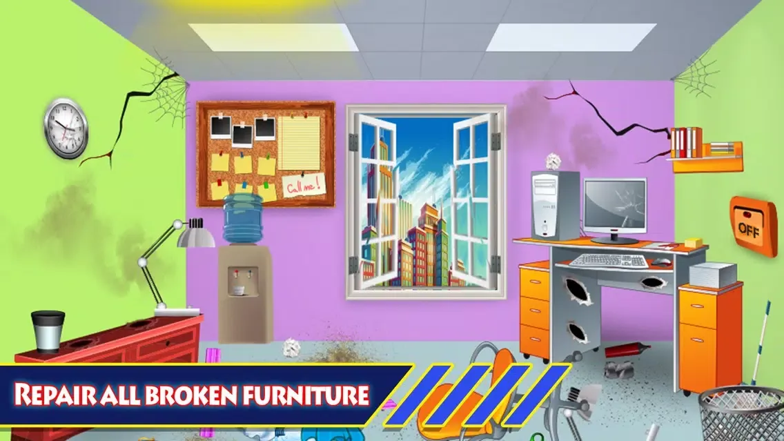 Ảnh chụp màn hình của Electrician Office Repair Work