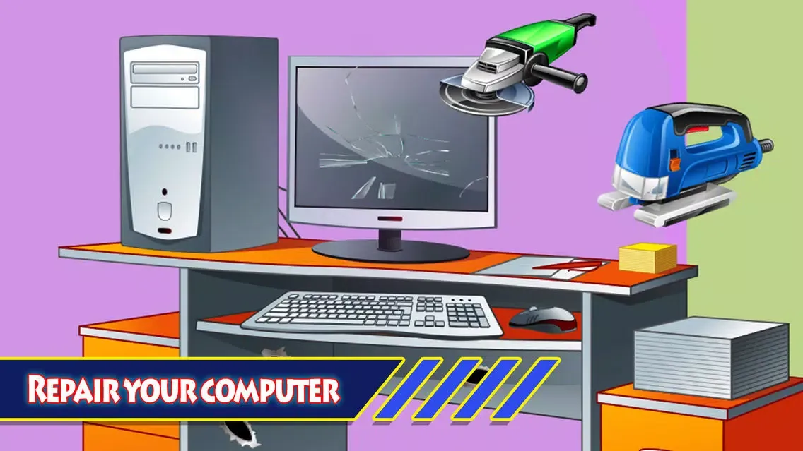 Ảnh chụp màn hình của Electrician Office Repair Work