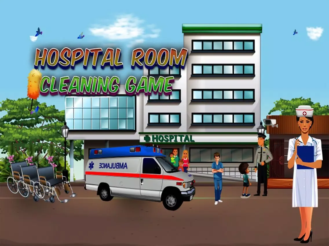 Hospital Room Cleaning Game iPad 应用截图
