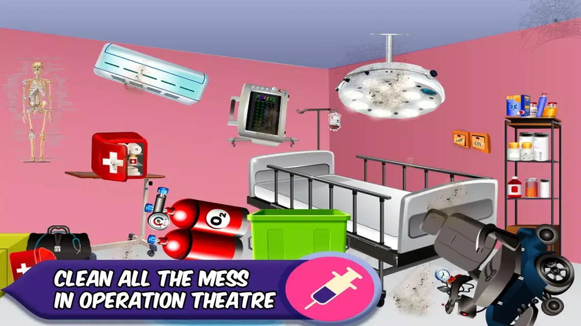 Hospital Room Cleaning Game应用截图