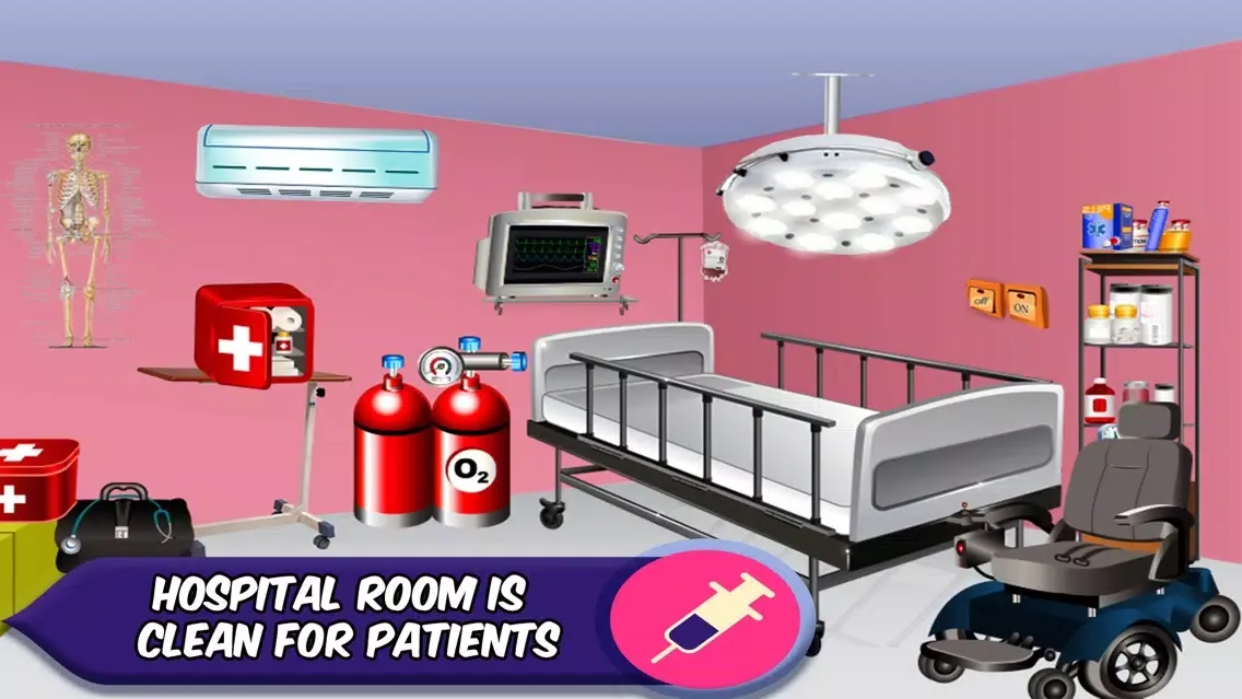 Hospital Room Cleaning Game应用截图