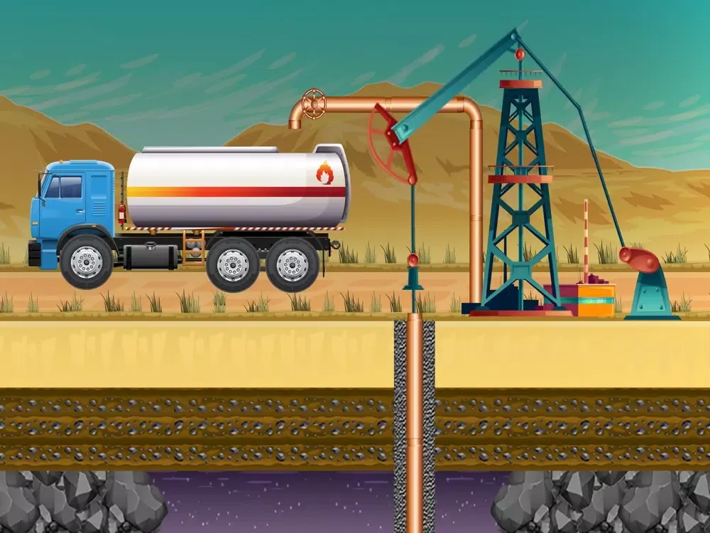 Miners Petroleum Oil Game iPad  سکرین شاٹس