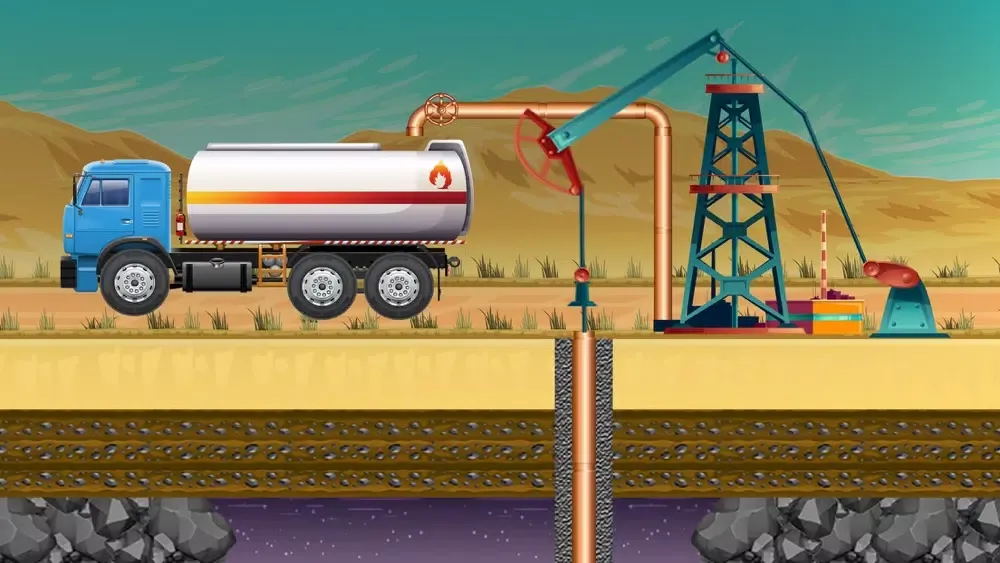 Miners Petroleum Oil Game سکرین شاٹس