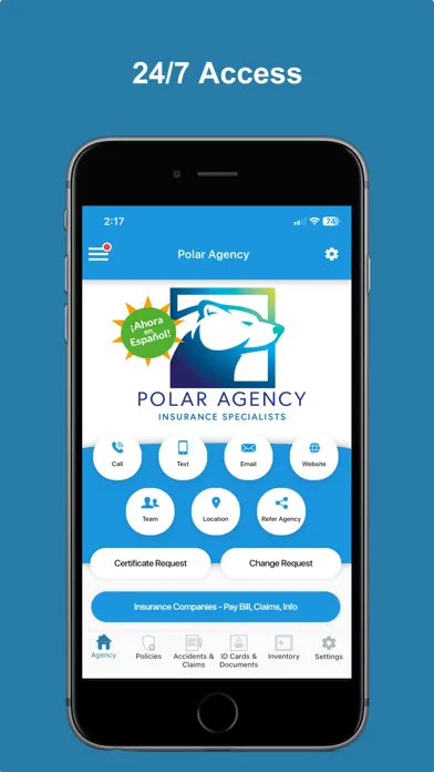 Capturas de tela do Insurance Agent