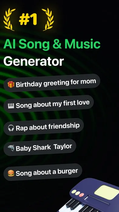 Ảnh chụp màn hình của AI Music & Song Generator