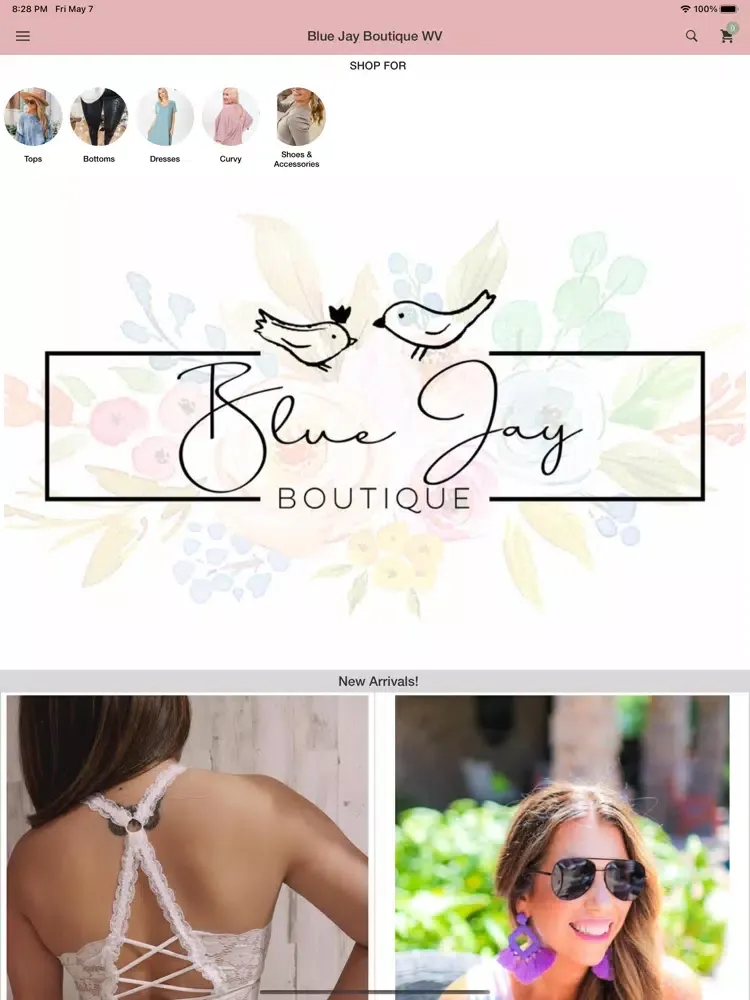 Screenshot di Blue Jay Boutique WV iPad 