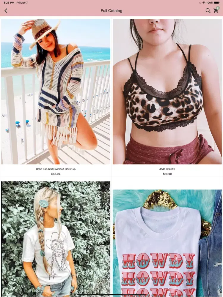 Screenshot di Blue Jay Boutique WV iPad 