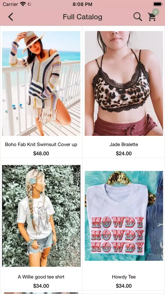 Screenshot di Blue Jay Boutique WV
