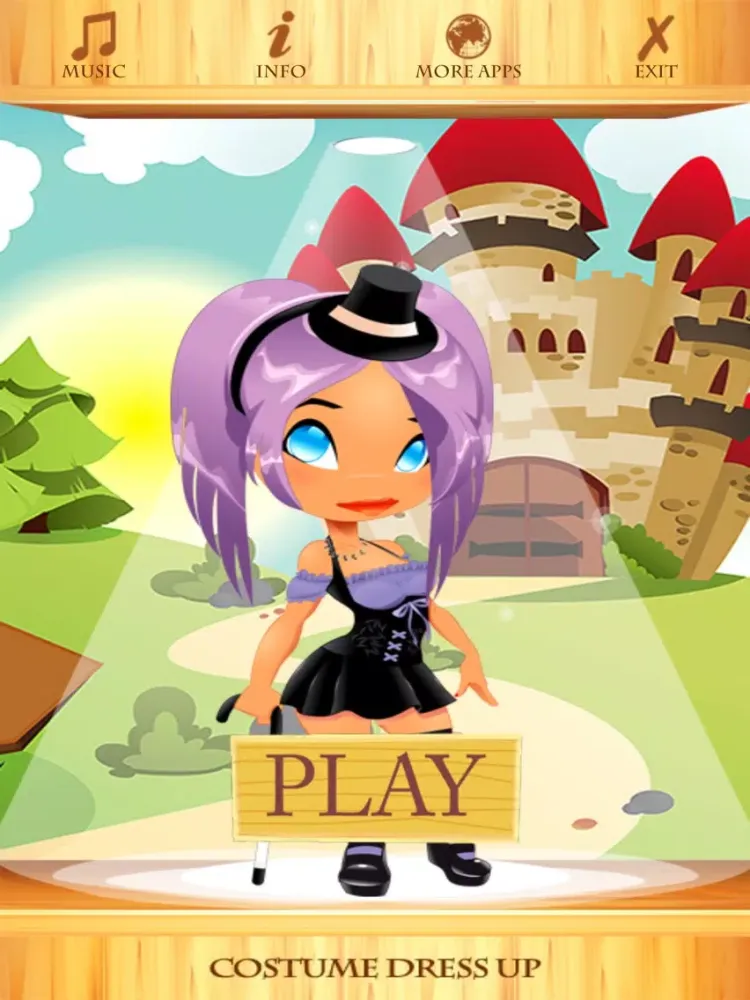 Costume Dress Up Game iPad Screenshots