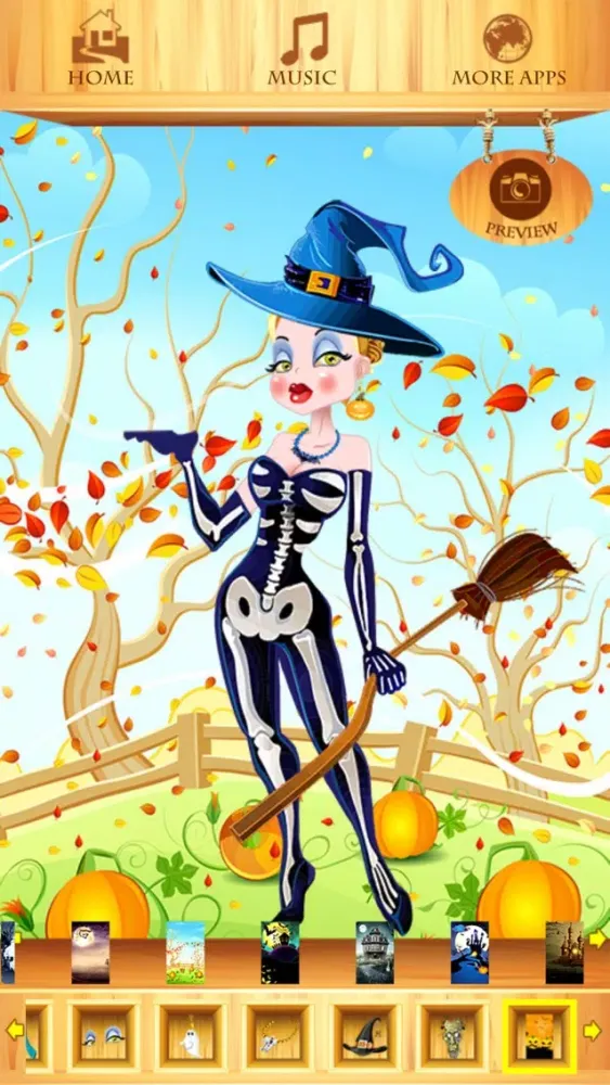 Capturas de pantalla de Dress Up Halloween Girl
