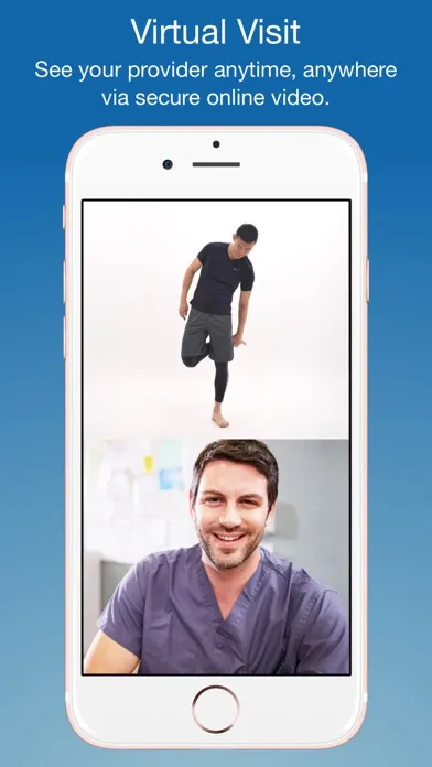 ภาพหน้าจอของ BlueJay Engage – Patient