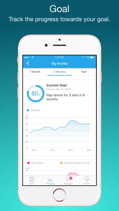 ภาพหน้าจอของ BlueJay Engage – Patient